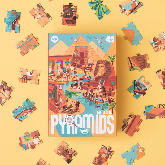Puzzle Busca y Encuentra: Go to the Pyramids Londji