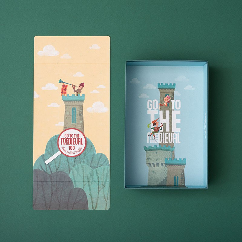 Puzzle Medieval Times: Viaje al Corazón del Castillo LONDJI

• Aprendizaje Dinámico: Un recurso didáctico ideal para conocer la Edad Media, sus castillos, oficios y personajes históricos.

• Doble Reto Visual: Incluye un rompecabezas de 100 piezas y 34 fichas de observación para jugar al "busca y encuentra".

• Calidad Sostenible: Producto de proximidad diseñado en Barcelona con papel FSC y cartón reciclado de alta resistencia.