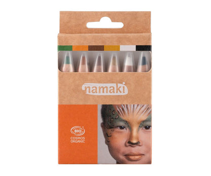 Pack de 6 Lápices de Maquillaje Munido salvaje – Namaki

Edad recomendada: A partir de 3 años
Medidas: 1,5 x 8 x 13 cm
Contenido: 6 lápices (vende, marrón , amartillo, nesto, dorado y blanco)