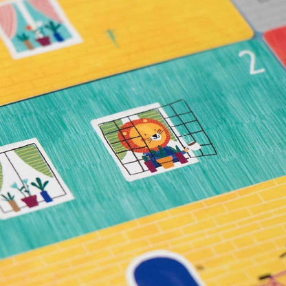 Descubre Card Game - HOME, SWEET HOME!, el juego de cartas de cálculo mental para construir casas a partir de 7 años. Fabricado en Barcelona con papel FSC.
