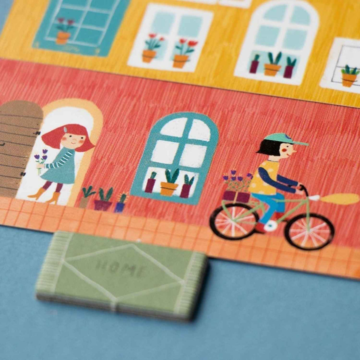 Descubre Card Game - HOME, SWEET HOME!, el juego de cartas de cálculo mental para construir casas a partir de 7 años. Fabricado en Barcelona con papel FSC.
