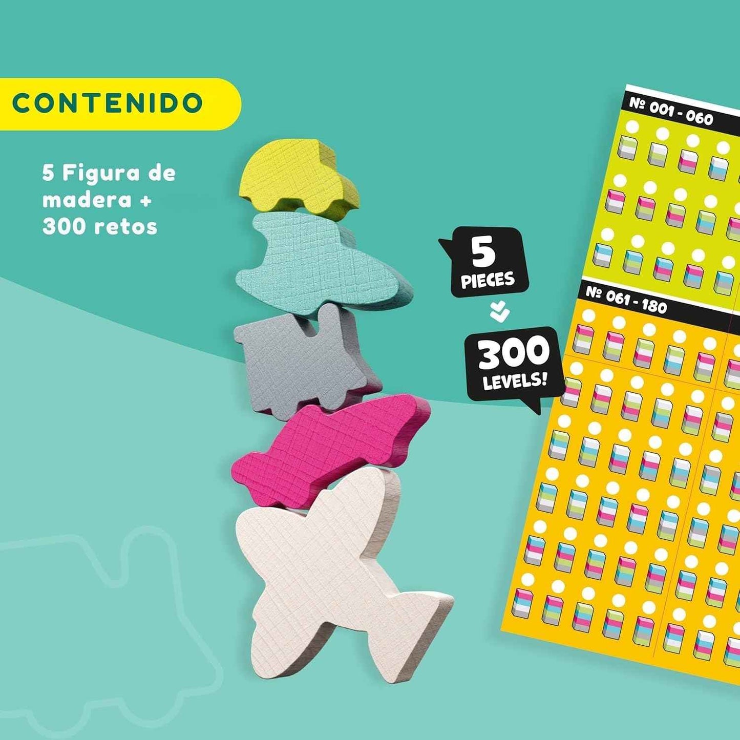 Stacking Challenge Vehicles de Haba: un juego de equilibrio con 300 retos de apilado. Mejora la destreza y precisión. ¡Ideal para llevar a todas partes! Cómpralo en www.manodesantaoficial.es