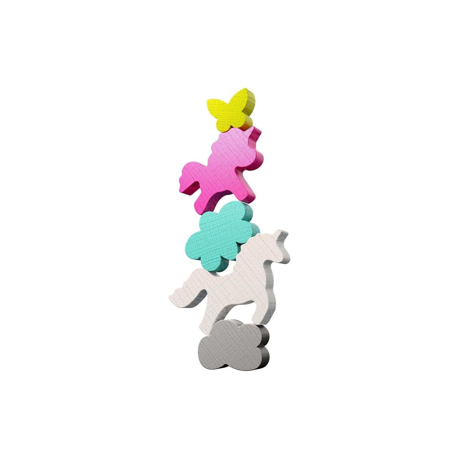 Stacking Challenge Unicorns de HABA: 300 retos de equilibrio y lógica para niños +6 años. Un juego de madera compacto y divertido para llevar a todas partes. ¡Disponible en www.manodesantaoficial.es!