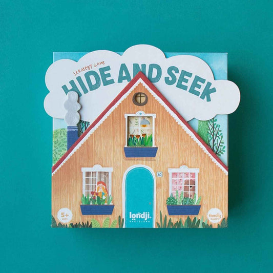 Compra Family Game - HIDE &amp; SEEK: el juego de mesa del escondite para 3 a 6 jugadores desde 5 años. Fabricado en Barcelona con materiales sostenibles.