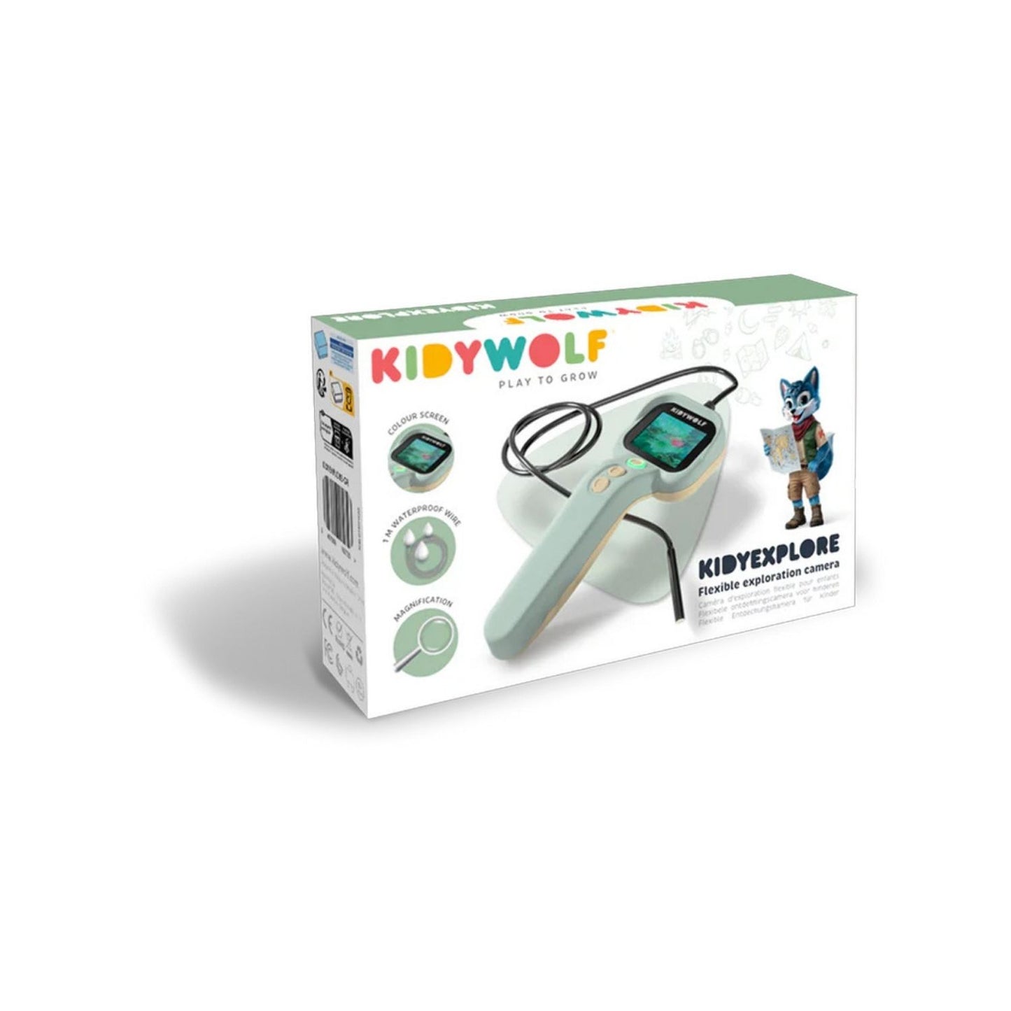 Convierte cualquier rincón en un emocionante terreno de aventura con la&nbsp;KIDYEXPLORE de Kidywolf. Esta innovadora cámara no es un juguete convencional: es una herramienta de descubrimiento equipada con un cable flexible de 1 metro que permite a los pequeños exploradores observar lo que sucede en lugares estrechos o rincones ocultos donde el ojo no llega. Desde el interior de una madriguera en el jardín hasta los rincones más profundos bajo el sofá, la curiosidad no tendrá límites.