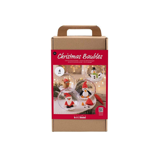 Kit DIY Bolas de Navidad – Crea tus propias figuras navideñas 🎁
Edad recomendada: A partir de 5 años
Piezas: Contiene todo lo necesario para crear y decorar varias bolas