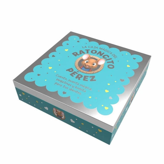 Caja Mágica del Ratoncito Pérez: set completo con puerta, cuento y cajita para los dientes. Crea un ritual inolvidable y mágico. ¡Consíguela en www.manodesantaoficial.es!