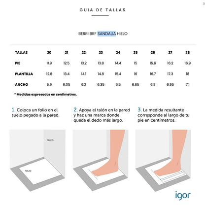 Lona Barefoot Berii BRF Sandalia HIELO – Comodidad y libertad para los pies más inquietos

LasLona Barefoot Berii BRF Sandalia HIELO&nbsp;son la opción perfecta para quienes buscan un calzado respetuoso con el desarrollo natural de los pies infantiles. Diseñadas con el concepto barefoot wide, estas zapatillas de lona ofrecen una puntera amplia, permitiendo que los deditos se muevan con total libertad.
