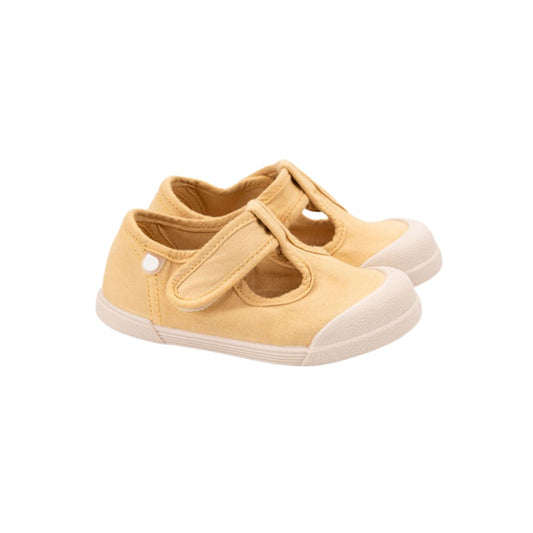 Zapatilla de lona de estilo pepito 100% algodón, de concepto barefoot, cero drop, flexible, blandita y con plantilla extraíble. ¡Y qué color tan bonito este verde agua!