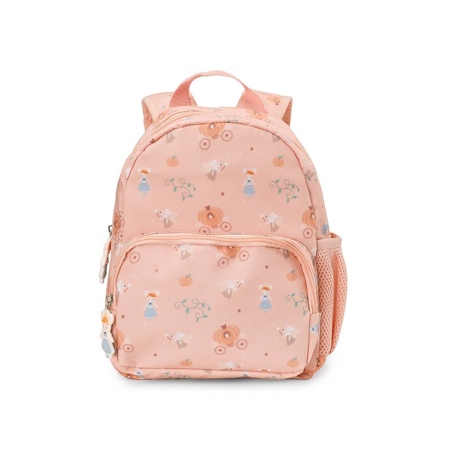 Consigue la mochila infantil Mouse Fairies (Cenicienta) personalizable de Tutete en www.manodesantaoficial.es. Mochila impermeable y acolchada ideal para guardería y niños de hasta 5 años. ¡Personalízala con su nombre!