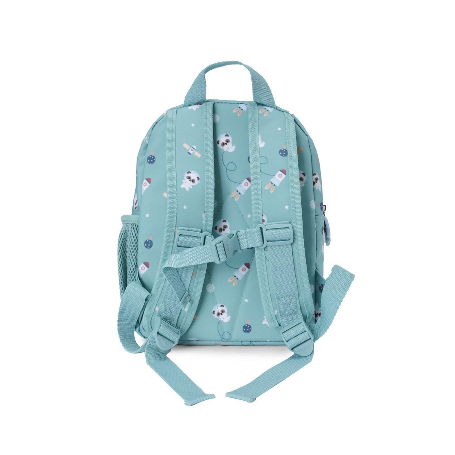 Consigue la mochila infantil Pandas in Space personalizable de Tutete en www.manodesantaoficial.es. Mochila impermeable y acolchada ideal para guardería y niños de hasta 5 años. ¡Personalízala con su nombre!