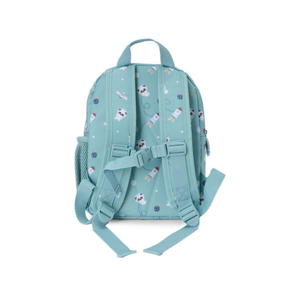 Consigue la mochila infantil Pandas in Space personalizable de Tutete en www.manodesantaoficial.es. Mochila impermeable y acolchada ideal para guardería y niños de hasta 5 años. ¡Personalízala con su nombre!