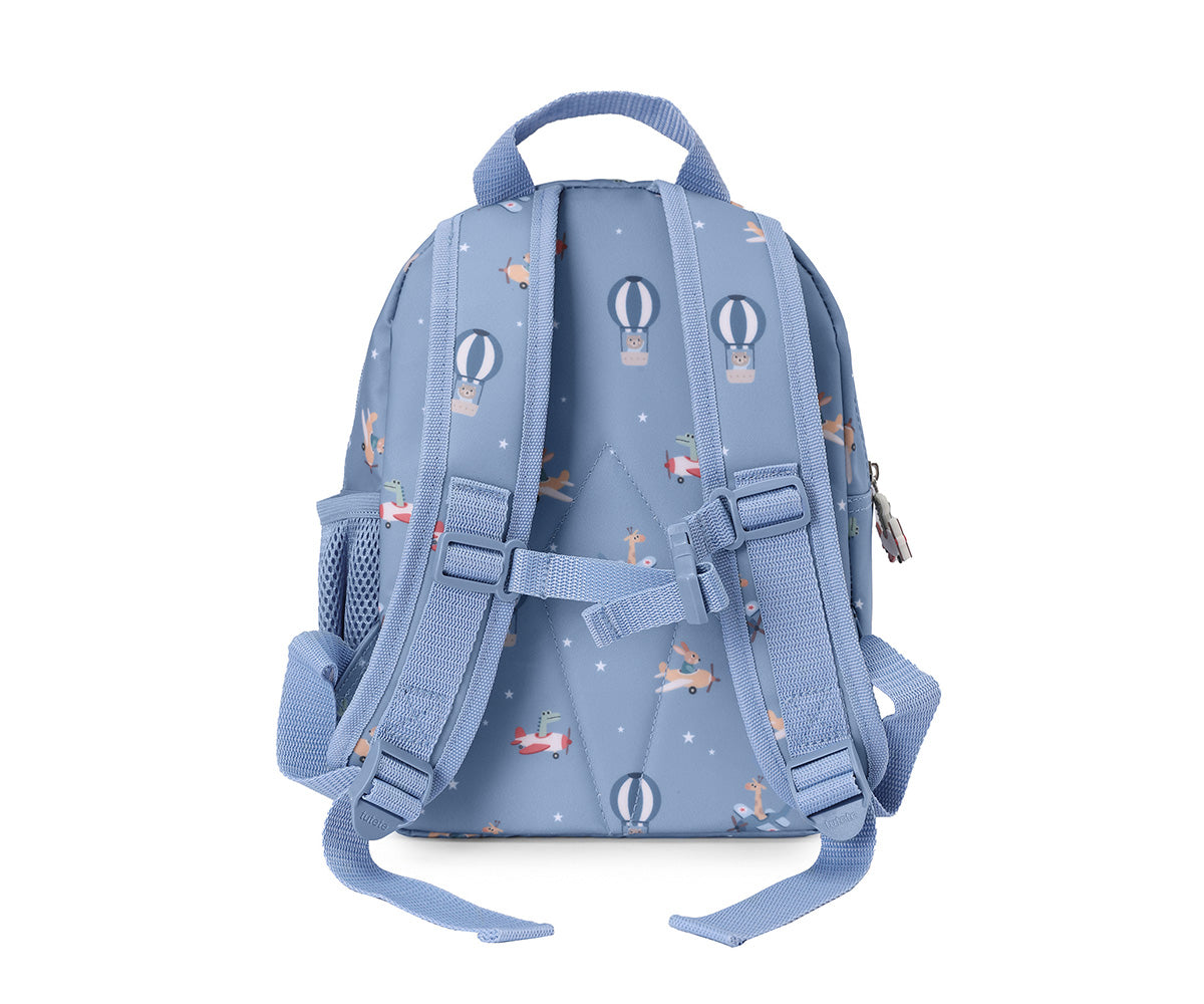 Consigue la mochila infantil Planes personalizable de Tutete en www.manodesantaoficial.es. Mochila impermeable y acolchada ideal para guardería y niños de hasta 5 años. ¡Personalízala con su nombre!