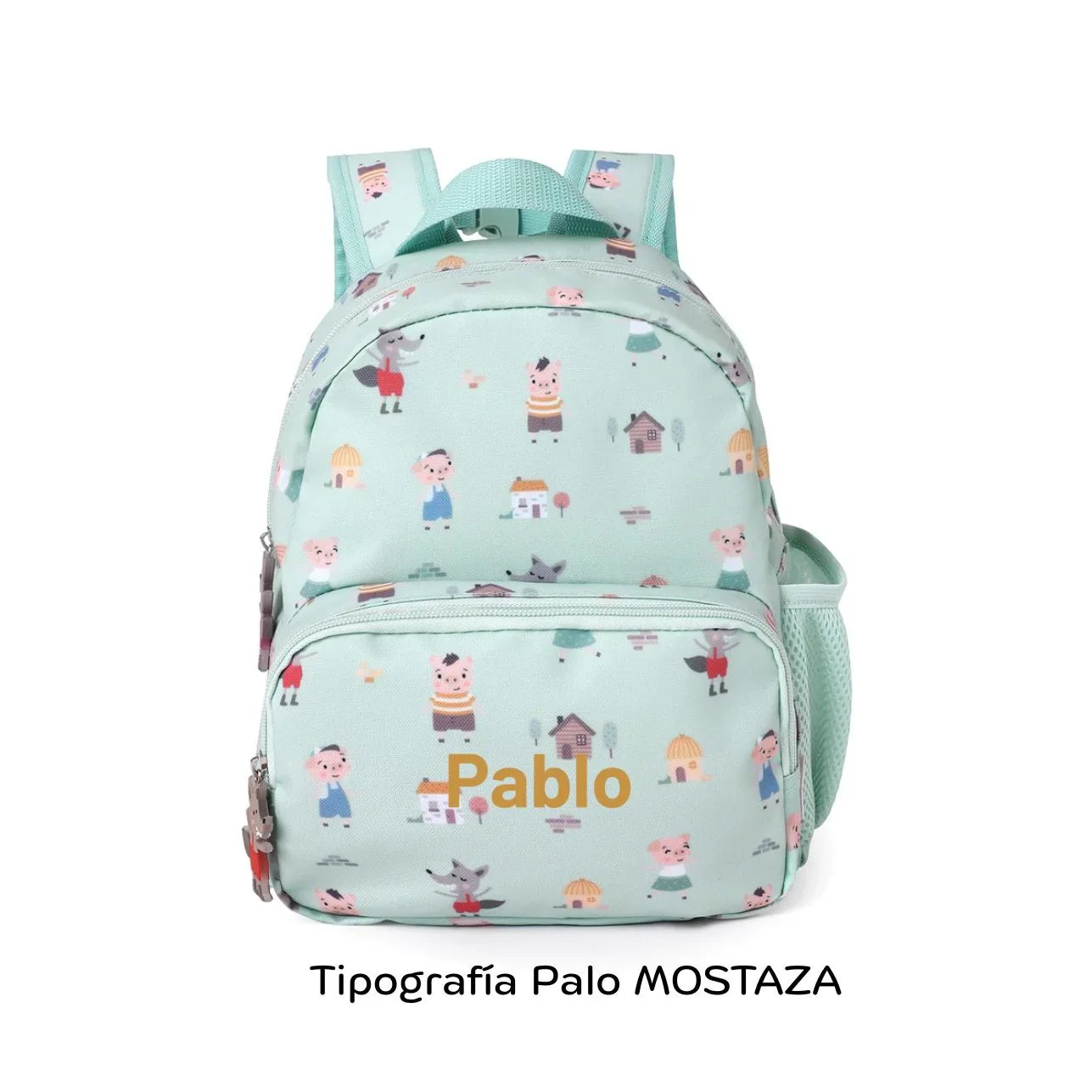 ¡La Mochila Infantil three little Pigs, los tres cerditos, Personalizable de tutete es perfecta para esos pequeños aventureros en su regreso a clases!&nbsp; esta mochila es un must-have para llevar a la escuela.&nbsp;