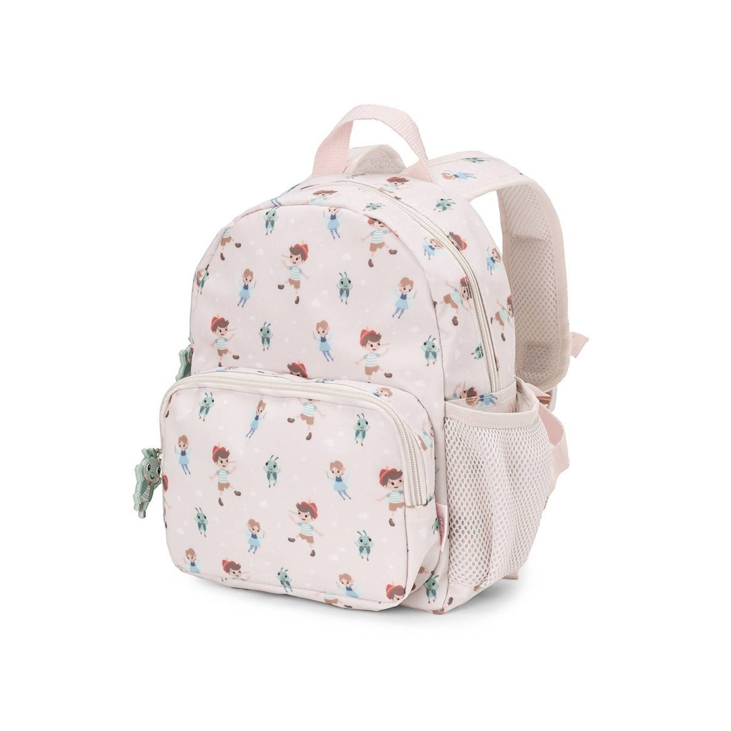 Consigue la mochila infantil Wooden Boy (Pinocho) personalizable de Tutete en www.manodesantaoficial.es. Mochila impermeable y acolchada ideal para guardería y niños de hasta 5 años. ¡Personalízala con su nombre!