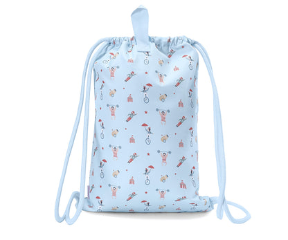Mochila Saco Impermeable Circus Show (Circo) Personalizable