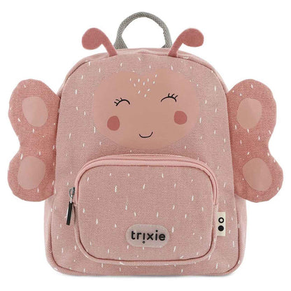 La mochila infantil Mariposa Trixie está diseñada pensando en la comodidad, la autonomía y el estilo de los más pequeños. Ideal para la etapa de infantil o preescolar, cuenta con tirantes acolchados y ajustables, además de una correa en el pecho que mantiene la mochila en su sitio sin que se resbale.
