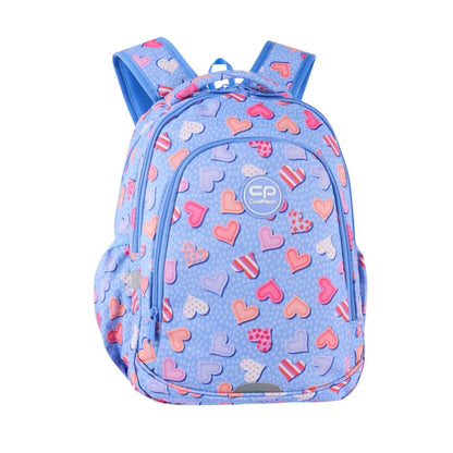 Comprar mochila escolar PRIME biscuit hearts CoolPack en www.manodesantaoficial.es. Ultraligera, repelente al agua, 21L y con bolsa térmica. ¡Envío rápido!