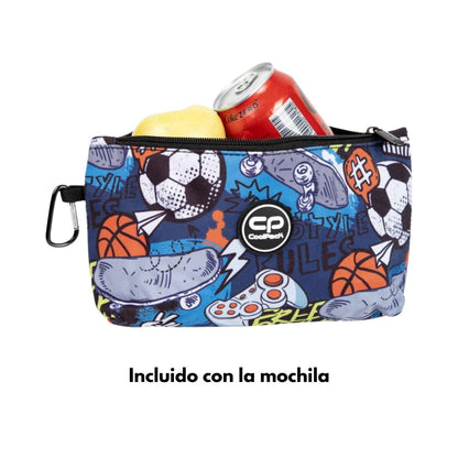 Comprar mochila escolar PRIME Hobby CoolPack en www.manodesantaoficial.es. Ultraligera, repelente al agua, 21L y con bolsa térmica. ¡Envío rápido!
