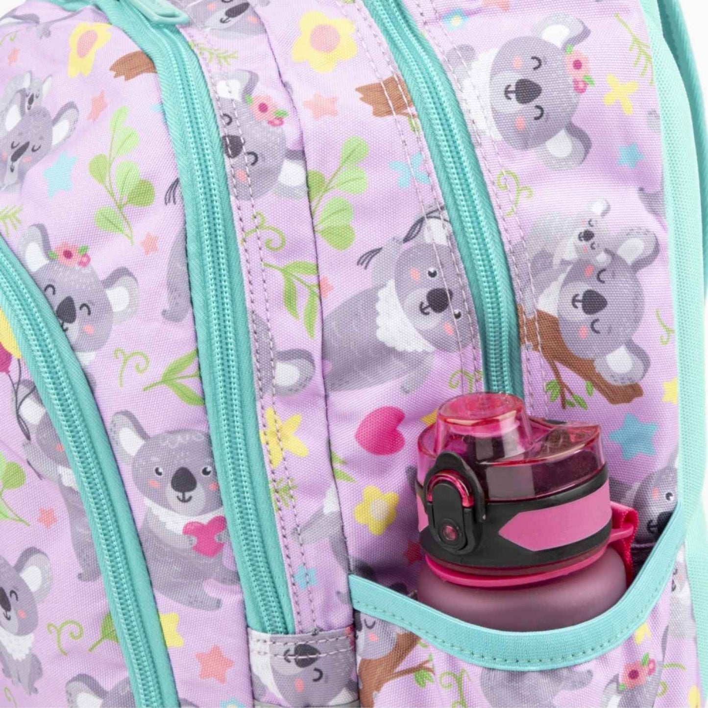 Comprar mochila escolar PRIME Koala Flores CoolPack en www.manodesantaoficial.es. Ultraligera, repelente al agua, 21L y con bolsa térmica. ¡Envío rápido!