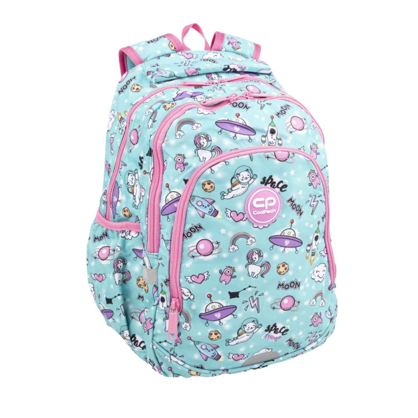 Comprar mochila escolar PRIME pastel Spce CoolPack en www.manodesantaoficial.es. Ultraligera, repelente al agua, 21L y con bolsa térmica. ¡Envío rápido!