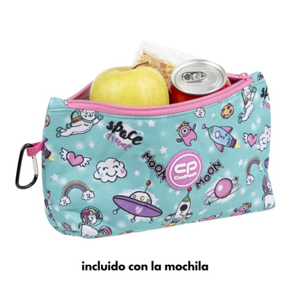 Comprar mochila escolar PRIME pastel Spce CoolPack en www.manodesantaoficial.es. Ultraligera, repelente al agua, 21L y con bolsa térmica. ¡Envío rápido!