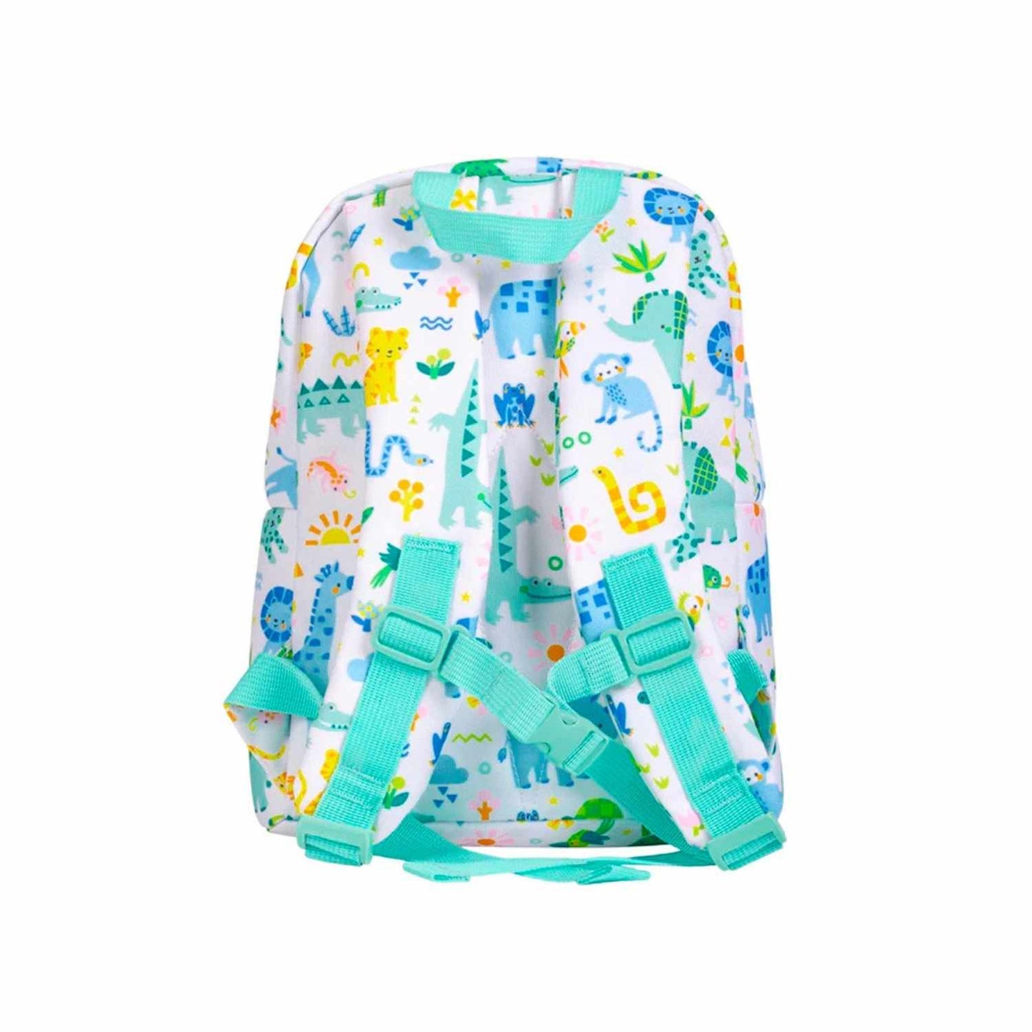 Pack Vuelta al Cole JUNGLE: Mochila + Botella Tritán + Set de 4 Cajas de Almuerzo A Little Lovely Company