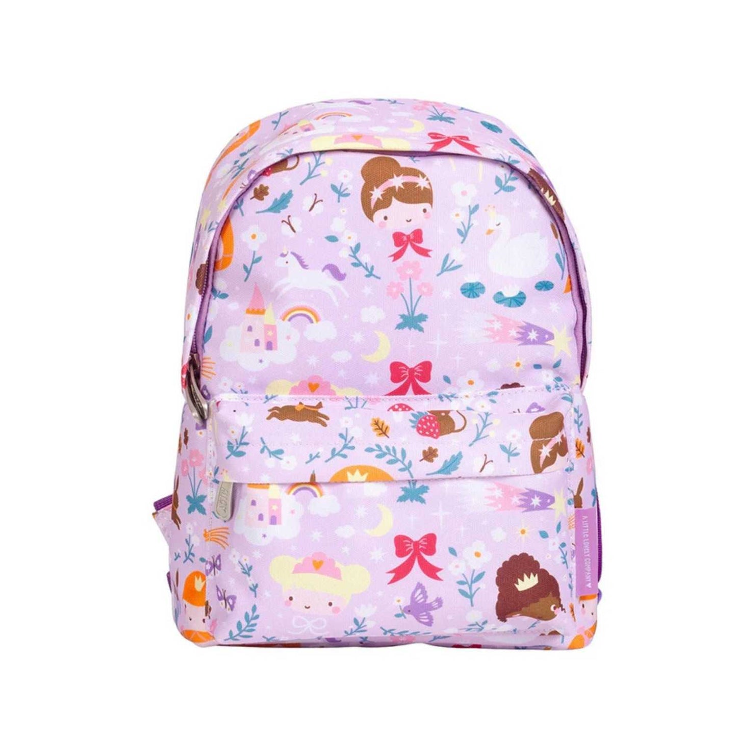  mochila infantil de A Little Lovely Company! Diseñada especialmente para niños de 0 a 3 años y tambien para 3-6 si no llevan carpeta de fichas, esta mochila combina resistencia, comodidad y un estilo súper molón. Cuenta con correas de ajuste pectoral para evitar que se deslice de sus hombros, respaldo transpirable y un compartimento optimizado para llevar la muda de cambio