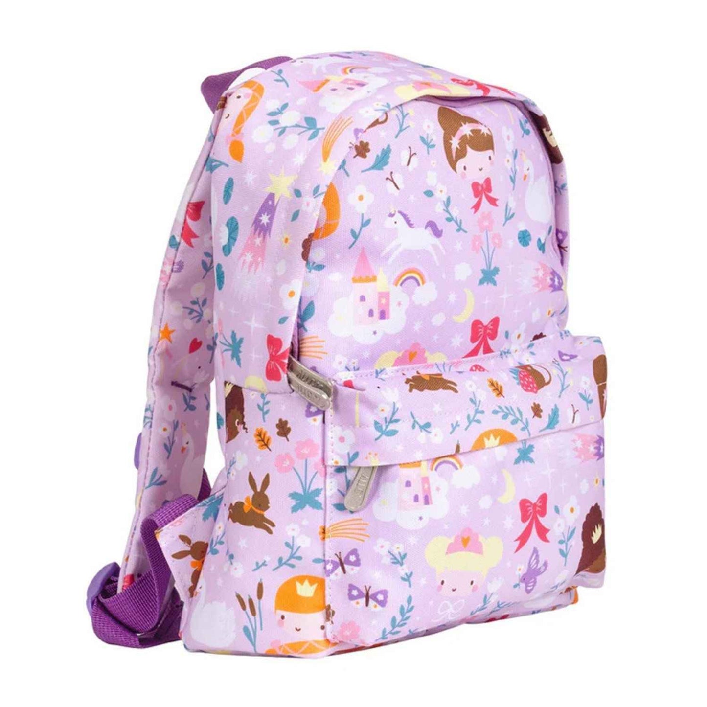  mochila infantil de A Little Lovely Company! Diseñada especialmente para niños de 0 a 3 años y tambien para 3-6 si no llevan carpeta de fichas, esta mochila combina resistencia, comodidad y un estilo súper molón. Cuenta con correas de ajuste pectoral para evitar que se deslice de sus hombros, respaldo transpirable y un compartimento optimizado para llevar la muda de cambio
