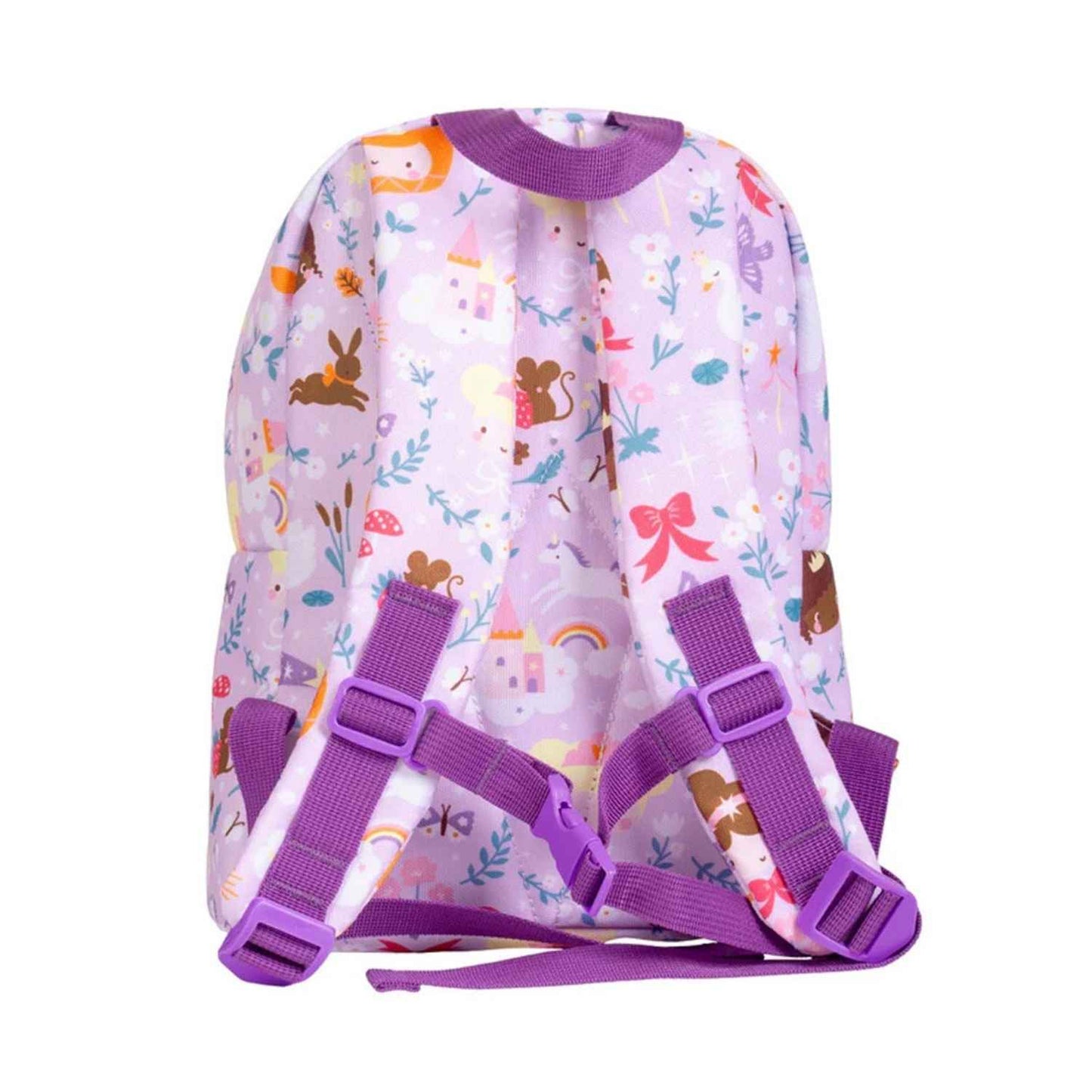  mochila infantil de A Little Lovely Company! Diseñada especialmente para niños de 0 a 3 años y tambien para 3-6 si no llevan carpeta de fichas, esta mochila combina resistencia, comodidad y un estilo súper molón. Cuenta con correas de ajuste pectoral para evitar que se deslice de sus hombros, respaldo transpirable y un compartimento optimizado para llevar la muda de cambio