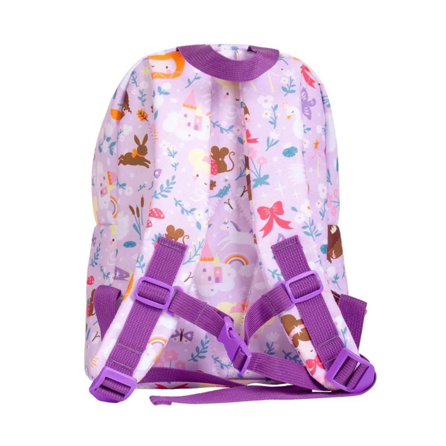  mochila infantil de A Little Lovely Company! Diseñada especialmente para niños de 0 a 3 años y tambien para 3-6 si no llevan carpeta de fichas, esta mochila combina resistencia, comodidad y un estilo súper molón. Cuenta con correas de ajuste pectoral para evitar que se deslice de sus hombros, respaldo transpirable y un compartimento optimizado para llevar la muda de cambio