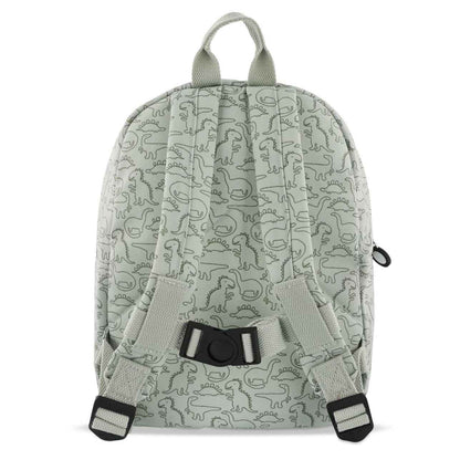 La mochila infantil&nbsp;estampada Dinos de Trixie está diseñada pensando en la comodidad, la autonomía y el estilo de los más pequeños. Ideal para la etapa de infantil o preescolar, cuenta con tirantes acolchados y ajustables, además de una correa en el pecho que mantiene la mochila en su sitio sin que se resbale.

Su tamaño es perfecto para llevar el almuerzo, una muda, sus juguetes favoritos o incluso su peluche inseparable. El bolsillo delantero es ideal para meriendas o pequeños tesoros, y su apertura 