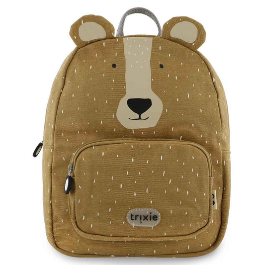 La mochila infantil oso Trixie está diseñada pensando en la comodidad, la autonomía y el estilo de los más pequeños. Ideal para la etapa de infantil o preescolar, cuenta con tirantes acolchados y ajustables, además de una correa en el pecho que mantiene la mochila en su sitio sin que se resbale.