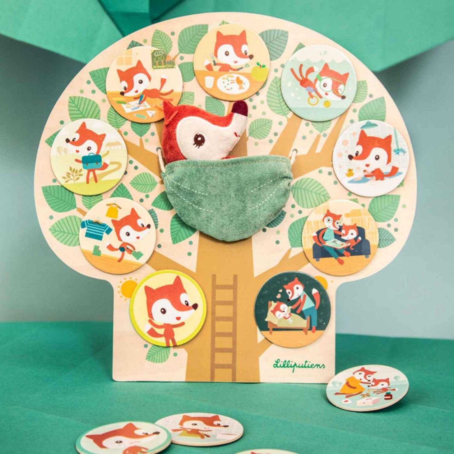 Meta descripción: 🦊 Organiza el día de forma lúdica con el Árbol Magnético de Alicia. 🌳 El tablero de rutinas ideal para niños en www.manodesantaoficial.es. ¡Haz que su día sea una aventura! ✨