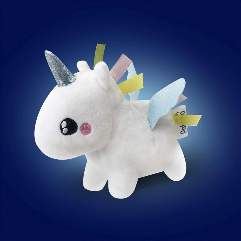  MIni peluche luminoso Uniconio mágico! ¡Agítalo y se iluminará! Su tamaño pequeño y ligero lo hace ideal para los más pequeños que querrán tenerlos cerca a la hora de dormir. NOCTURNO
