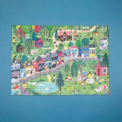 Doble Diversión: Combina el montaje de un puzzle de 100 piezas con un emocionante juego de pistas y deducción.

Desarrollo Cognitivo: Estimula la lógica, la observación detallada y la resolución de problemas en niños y niñas.

Calidad y Sostenibilidad: Ilustraciones de alta calidad sobre materiales reciclados (FSC), fabricado íntegramente en Barcelona.