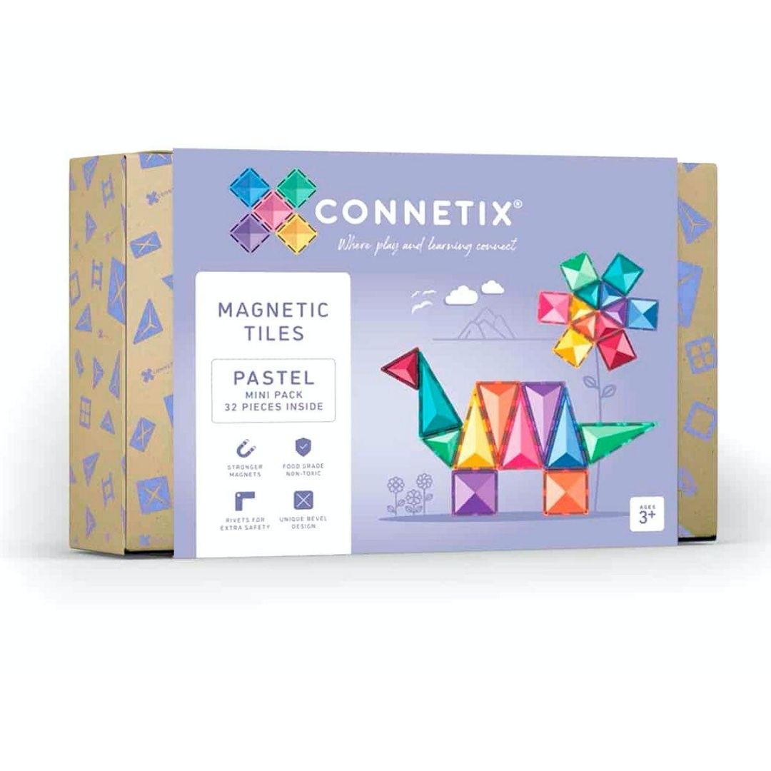 ack mini 32 piezas magnéticas Pastel, podrás construir increíbles construcciones magnéticas con Connetix caja
