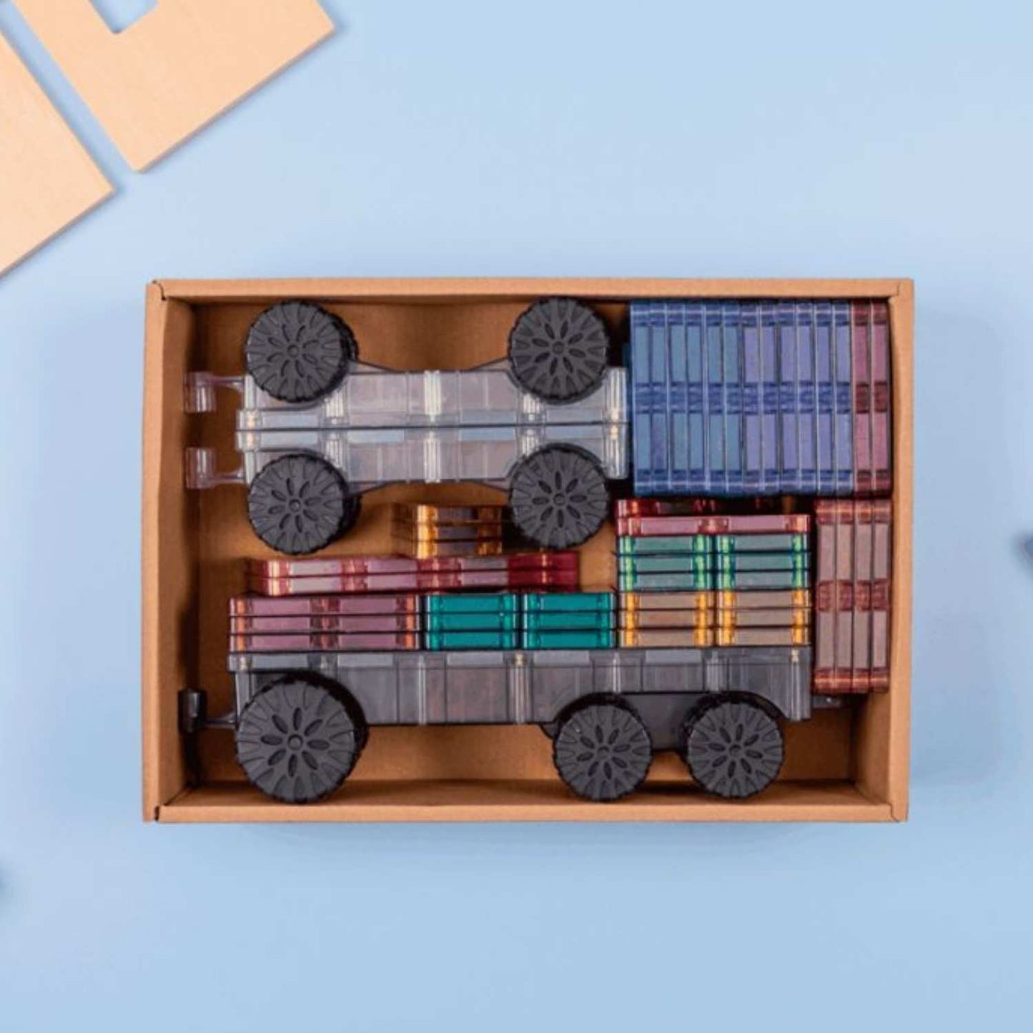 Pack Transportes 50 piezas Pastel – Connetix

Edad recomendada: A partir de 3 años