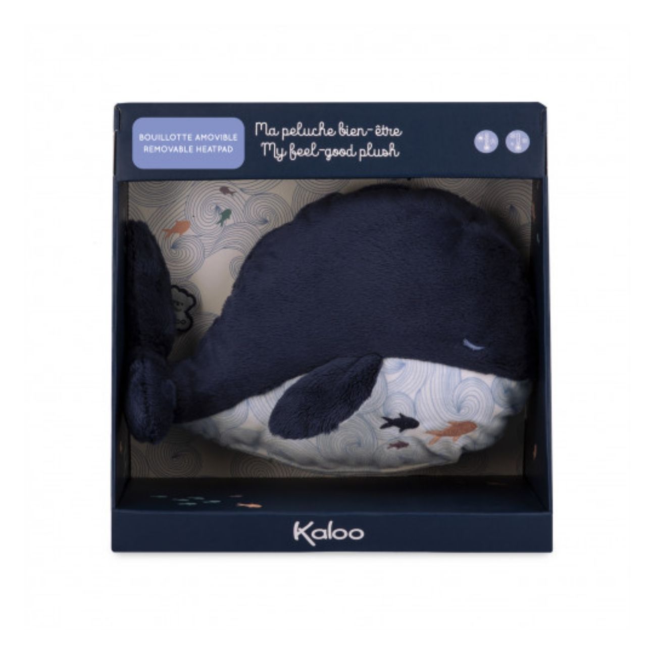 Peluche Ballena Petit Calme – Kaloo

Desde recién nacido 👶

Peluche de apego + cojín térmico natural

Incluye bolsa extraíble con bolitas de arcilla y flores de lavanda 🌿

Efecto calmante: se puede calentar en microondas o enfriar en el congelador

Ideal para aliviar cólicos, malestares o facilitar el sueño

Textura ultrasuave con estampado de olas 🌊

Lavable a máquina (retirando la bolsita térmica)

Medidas: 29 x 17 cm