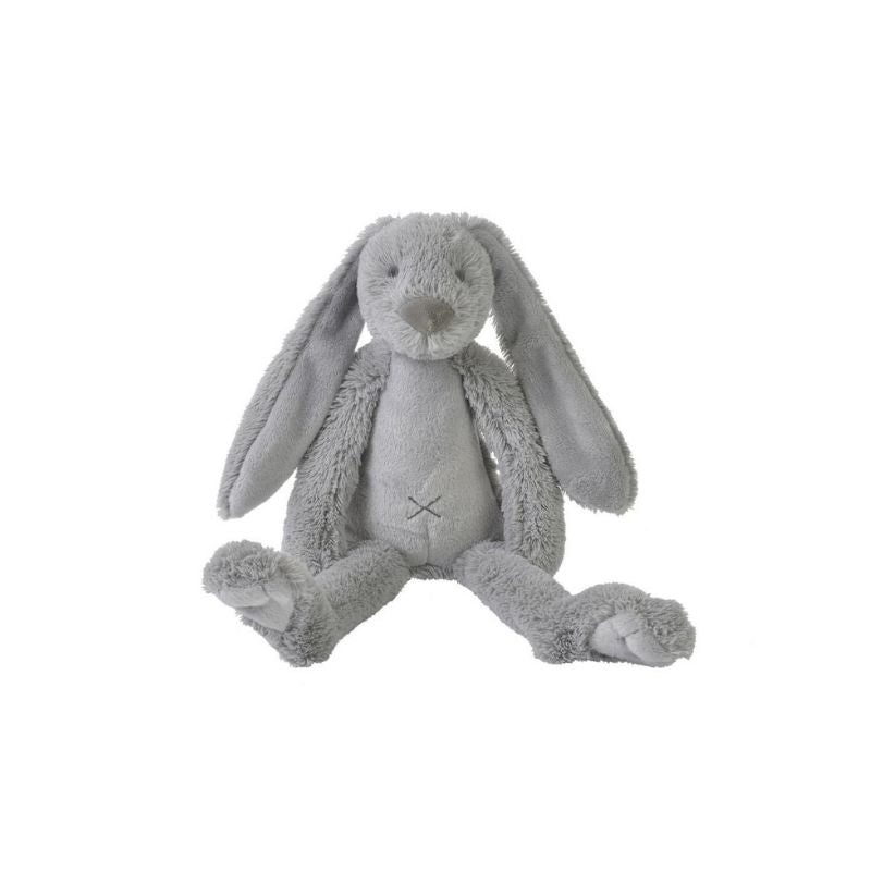 peluche del conejo Richi gris de 38 cm&nbsp;de&nbsp;Happy Horse&nbsp;es el regalo perfecto! Este lindo conejito será su primer gran amigo, además es súper suave, con sus grandes orejas y largas patas lo que lo hace perfecto para abrazos.