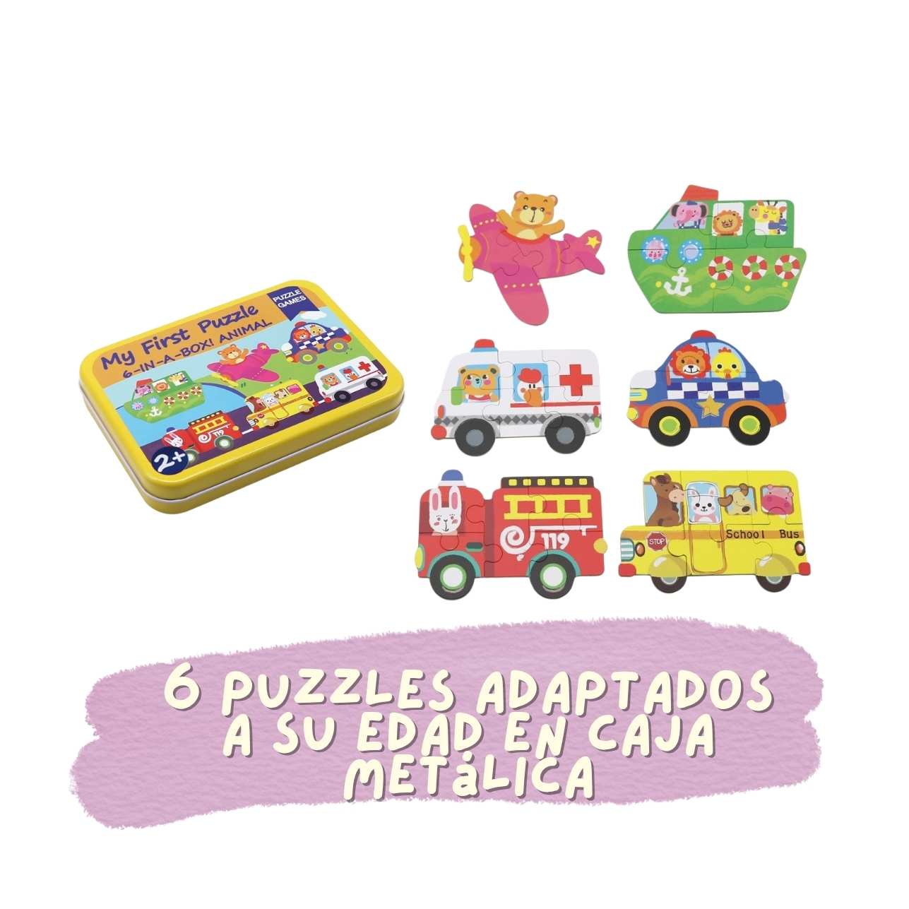 PequeBox - Kit de juegos sin pantallas para restaurantes 2-3 años