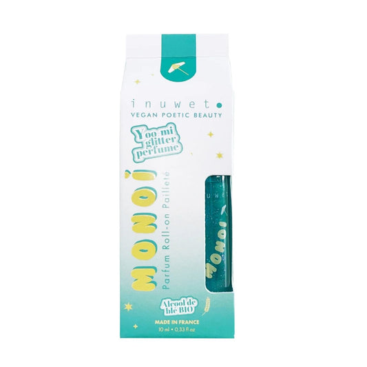 Un perfume en formato roll-on con aroma a Monoi, pensado para brillar con suavidad y frescura. Su textura ligera con destellos y su práctico aplicador de bolita lo hacen ideal para aplicar sin riesgo ni desperdicio. ¡perfecto para peques y también para mamis!