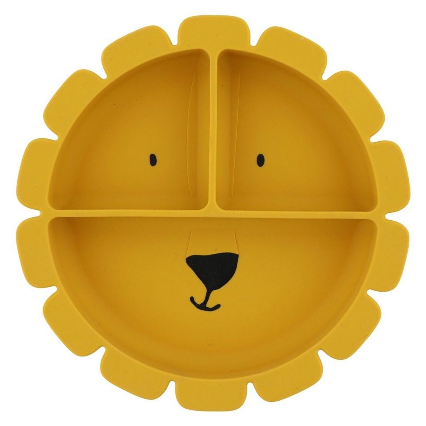 Compra el Plato compartimentado de silicona Mr. Lion de Trixie. Con ventosa anti-vuelco y secciones para alimentos. Irrompible, seguro y apto para microondas y lavavajillas.