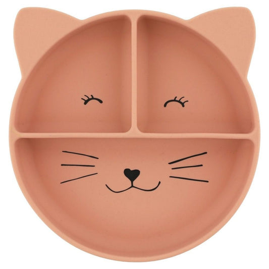 Compra el Plato compartimentado de silicona Mrs. Cat de Trixie. Con ventosa anti-caídas y secciones para alimentos. Irrompible, seguro y apto para lavavajillas y microondas.