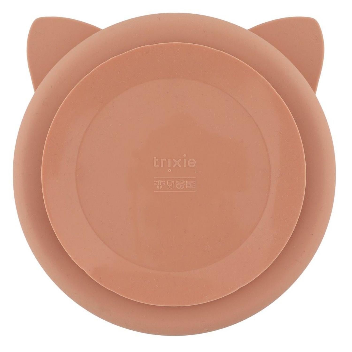 Compra el Plato compartimentado de silicona Mrs. Cat de Trixie. Con ventosa anti-caídas y secciones para alimentos. Irrompible, seguro y apto para lavavajillas y microondas.