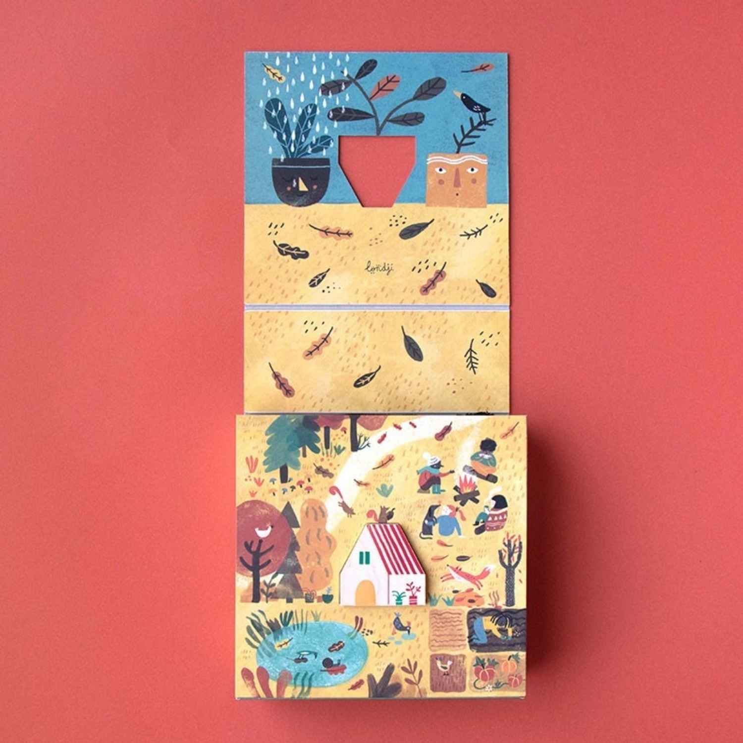  Puzzle de las 4 Estaciones Londji: Descubre el Ciclo de la Naturaleza

Puzzle Evolutivo en Capas que permite montar 4 rompecabezas de 10 piezas uno sobre otro.

Materiales Sostenibles de alta calidad: madera de abedul, papel FSC y cartón reciclado.

Aprendizaje sobre el Entorno ayudando a los niños a entender los cambios naturales de cada estación. 