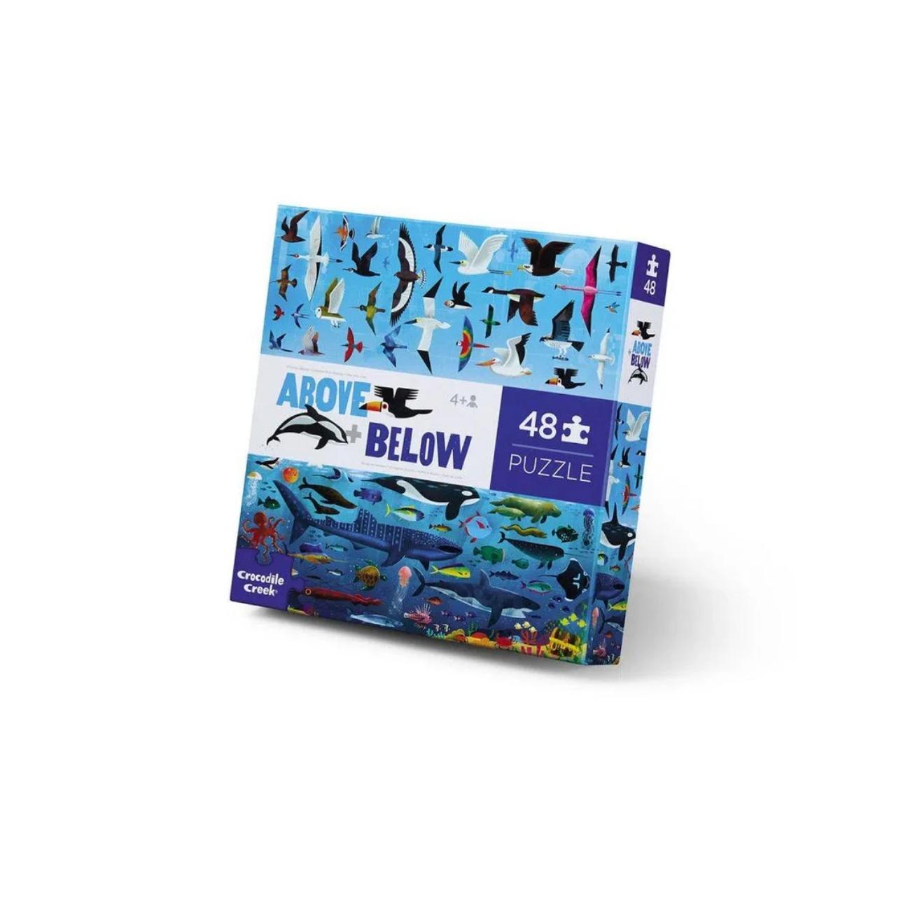  Puzzle Gigante de Suelo “Sea &amp; Sky – Arriba y Abajo” | Crocodile Creek

Edad recomendada: A partir de 4 años
Dimensiones del puzzle: 68,6 x 50,8 cm | Piezas: 48 (10 x 10 cm) 