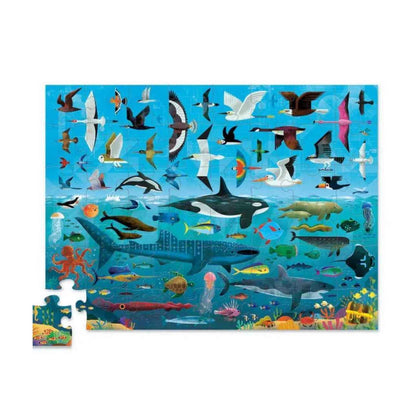  Puzzle Gigante de Suelo “Sea &amp; Sky – Arriba y Abajo” | Crocodile Creek

Edad recomendada: A partir de 4 años
Dimensiones del puzzle: 68,6 x 50,8 cm | Piezas: 48 (10 x 10 cm) 