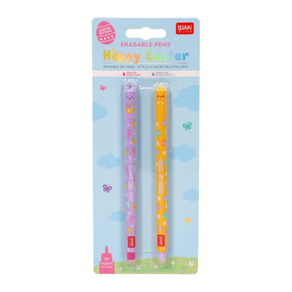 Este adorable set de bolígrafos borrables de edición especial Pascua es la combinación perfecta entre funcionalidad y ternura. Decorados con conejitos y polluelos irresistibles, son el regalo ideal para sorprender en primavera o como detallito en bolsitas de cumpleaños, cestas educativas o como capricho para fomentar la escritura creativa en los más peques.