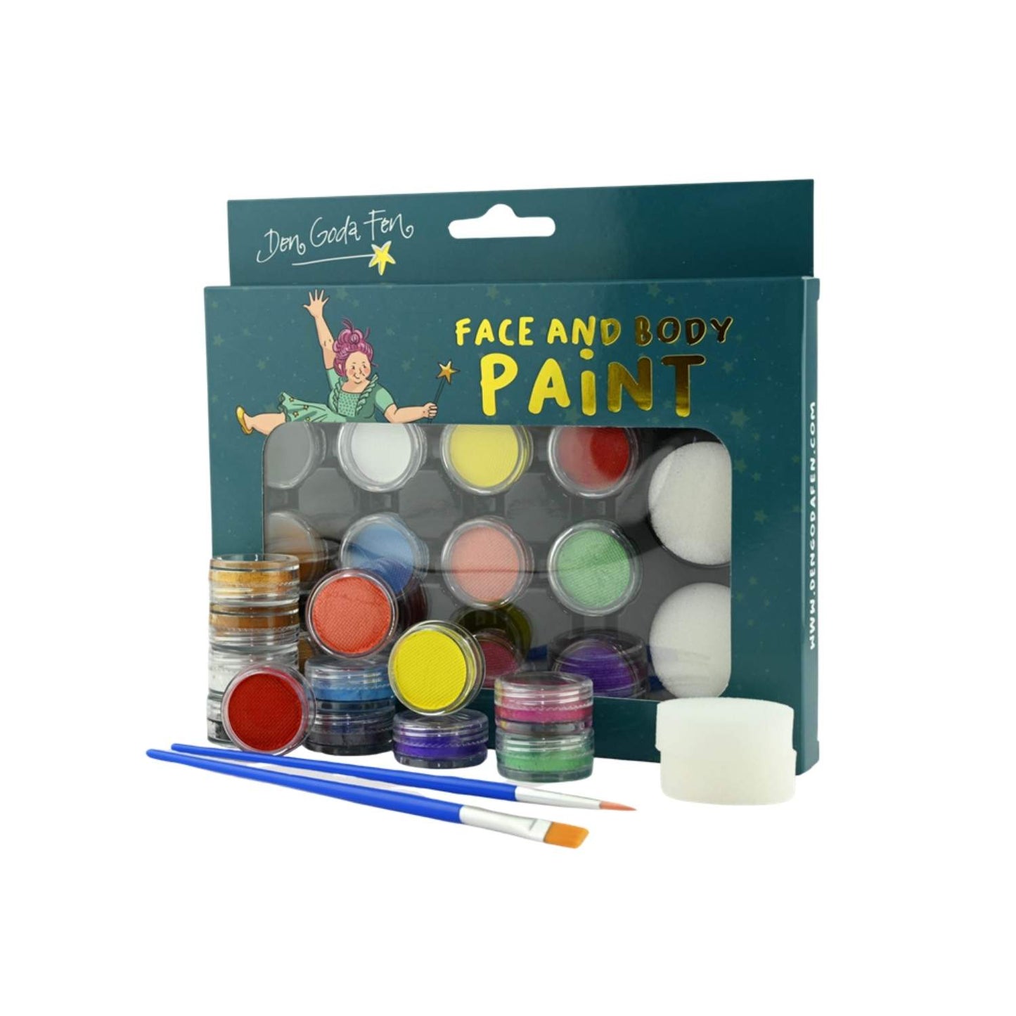 Este kit es la solución definitiva para las familias que buscan un maquillaje versátil y respetuoso con la piel infantil. Gracias a su base de agua, las pinturas son amables con la barrera cutánea de los más pequeños y se retiran sin esfuerzo. La combinación de colores mate esenciales con los deslumbrantes tonos brillantes permite desde los detalles más sutiles hasta las transformaciones más espectaculares